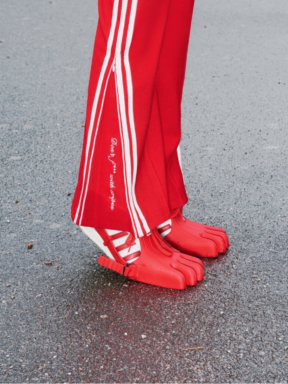 NWT adidas Originals Avavav Red Cropped Track jacket pants coord set RARE - Picture 8 of 16